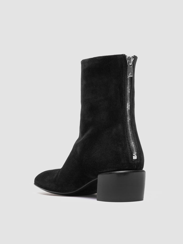 FLORE 012 - Black Suede Boots