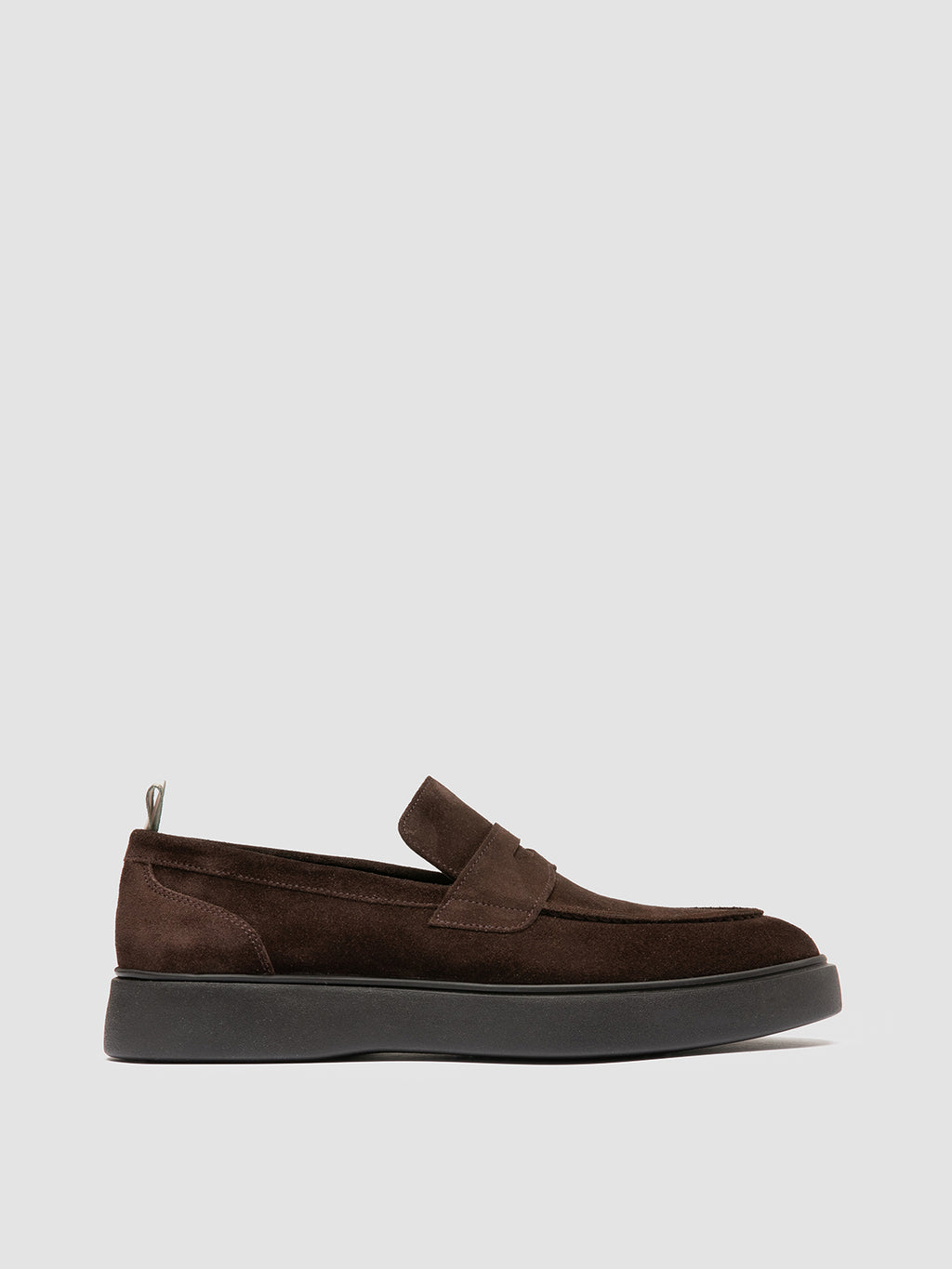 FRAME 001 - Brown Suede Penny Loafers Officine Creative - 1