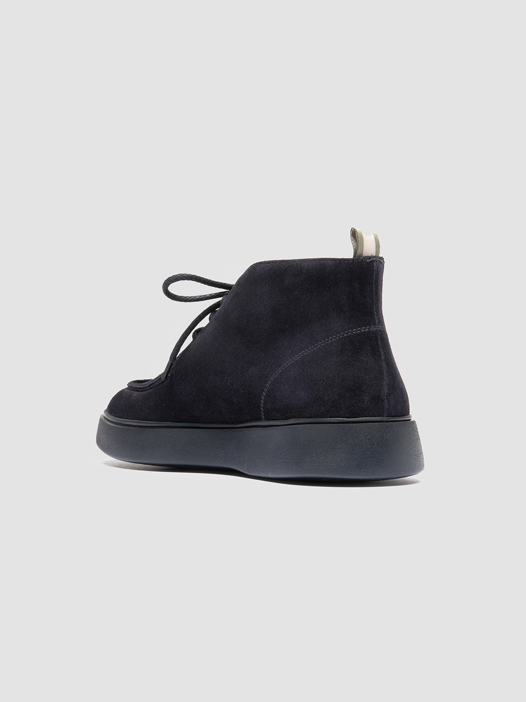 FRAME 002 - Blue Suede Chukka Boots - image 4,side view