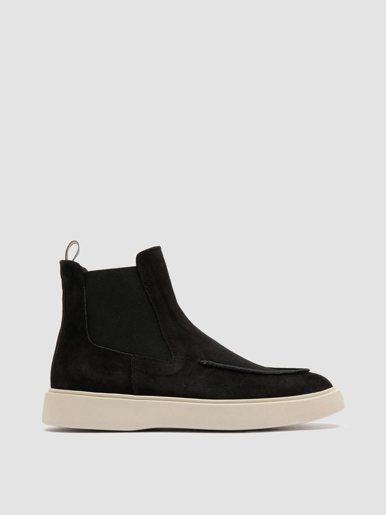 FRAME 003 - Black Suede Chelsea Boots