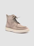 FRAME 004 - Taupe Suede Lace-up Boots