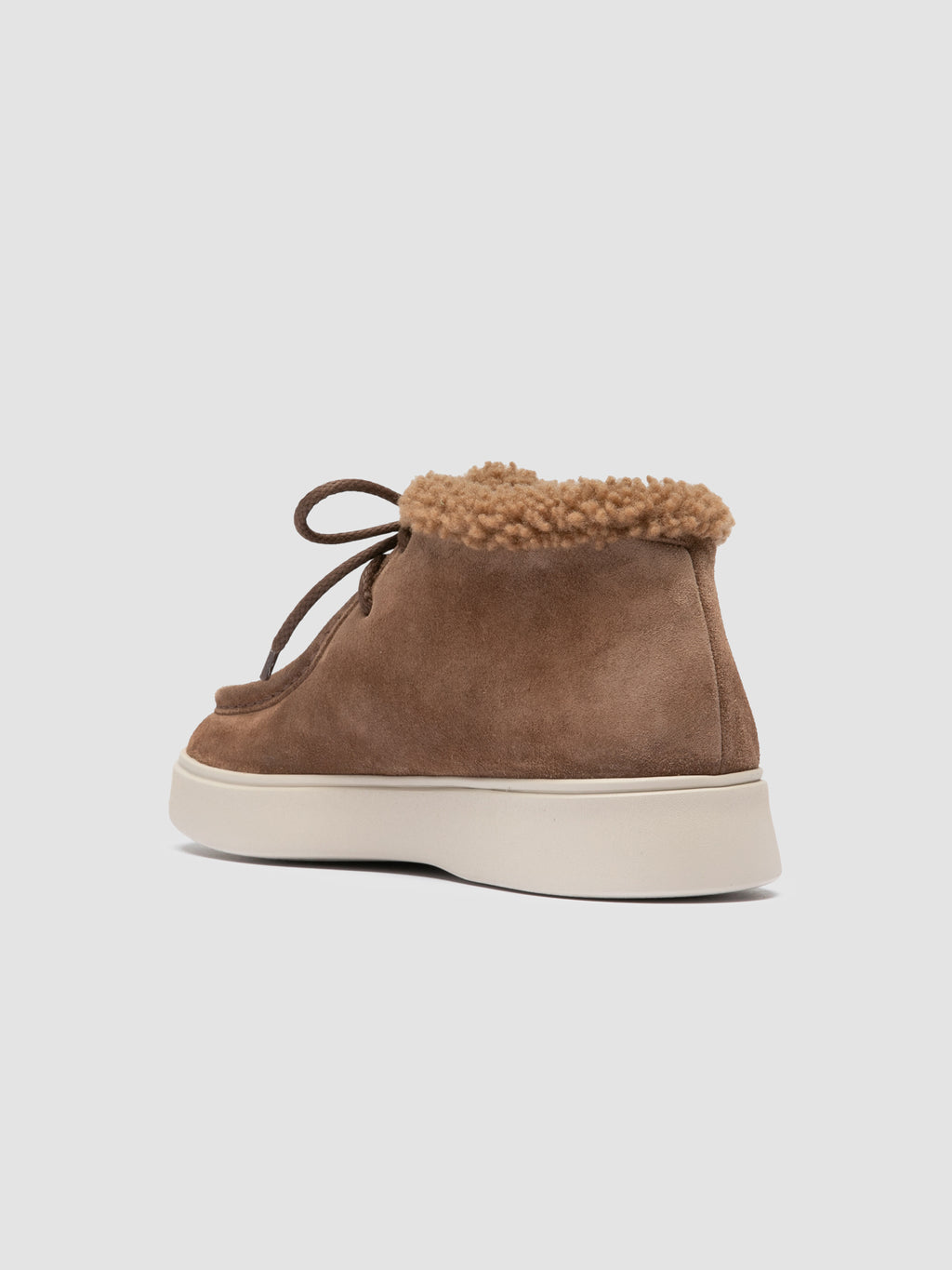 FRAME 110 - Beige Suede Chukka Boots - image 4,side view