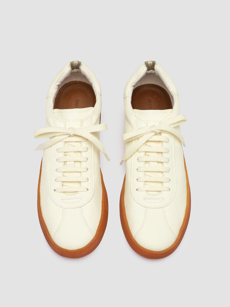 GINNASIO 001 - White Leather Sneakers
