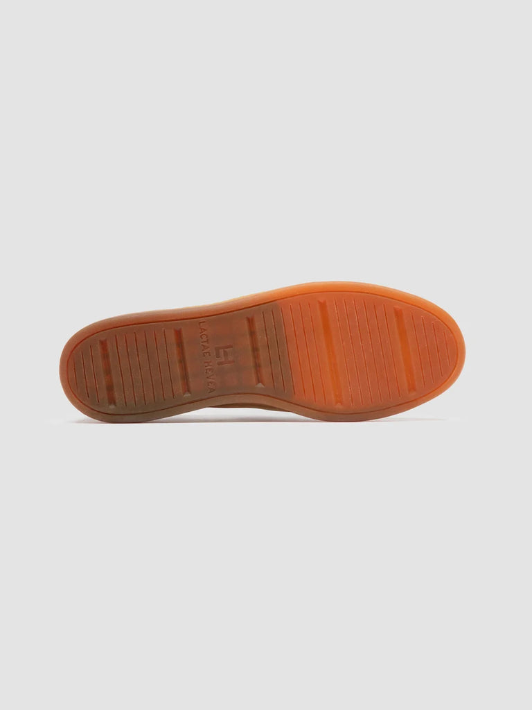 GINNASIO 001 - Blue Leather and Suede Sneakers