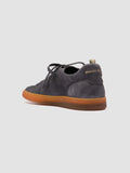 GINNASIO 001 - blaue Low-Top-Sneaker aus Wildleder - thumb image 4,side view