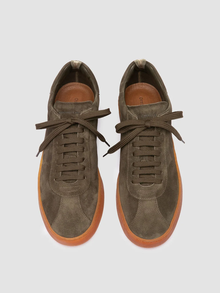 GINNASIO 001 - Green Suede Sneakers