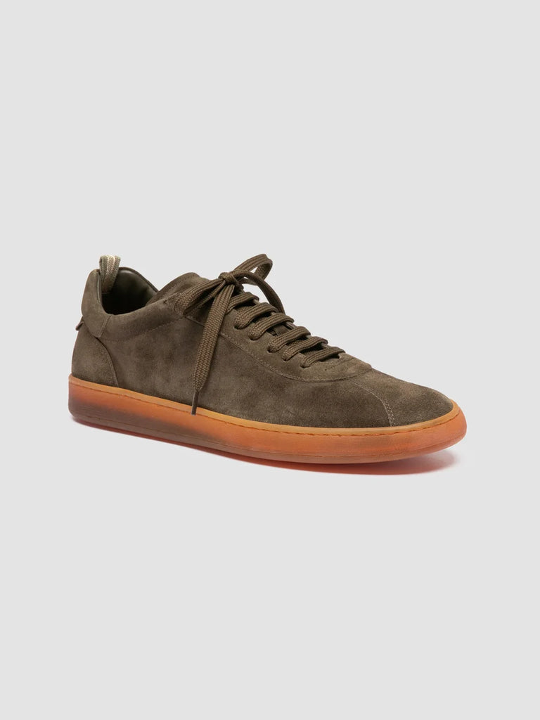 GINNASIO 001 - Green Suede Sneakers