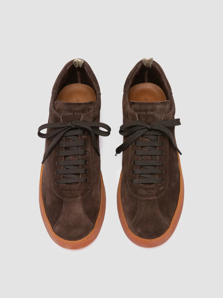 GINNASIO 001 - Brown Suede Sneakers