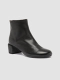 HADRY 001 - Black Leather Zipped Boots