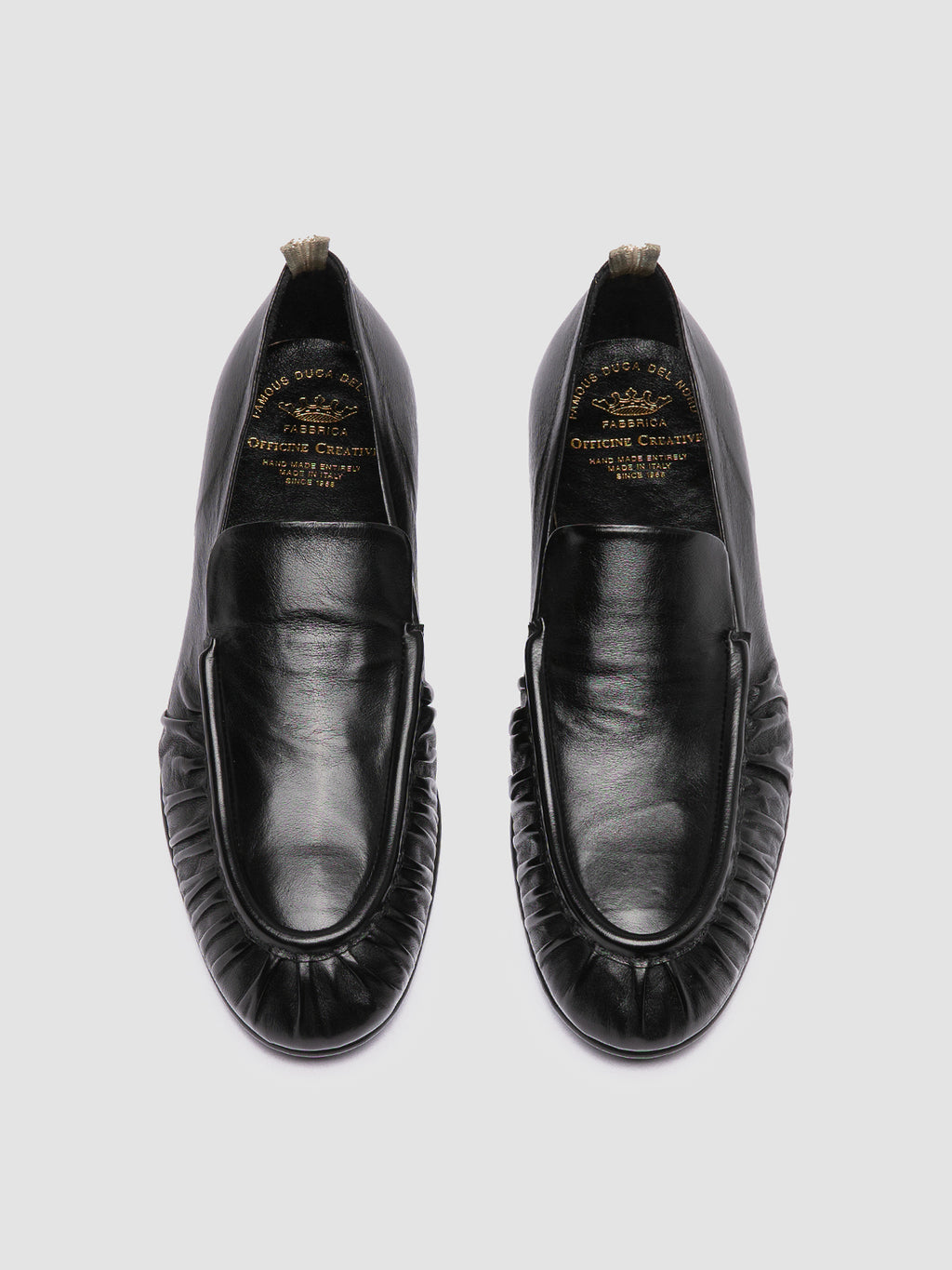 HARLEY 003 - Black Leather Loafers