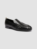 HARLEY 003 - Black Leather Loafers