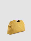 HELEN 09 - Yellow Leather Clutch Bag