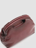 HELEN 15 - burgunderrote Leder-Clutch-Tasche