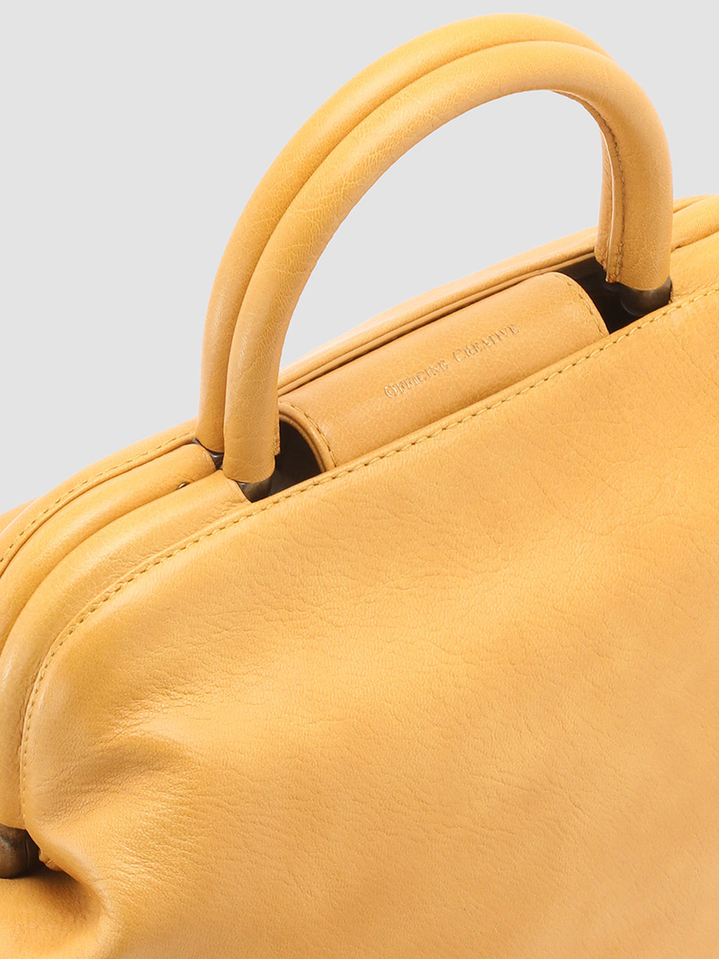 HELEN 18 - Yellow Leather Shoulder Bag