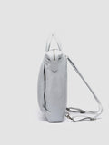 HELMET 34 - Grey Leather Backpack