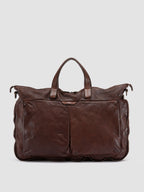 HELMET 046 - Brown Leather Briefcase Officine Creative - 1