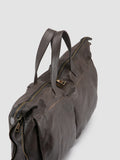 HELMET 046 - Grey Leather Briefcase - thumb image 2,side view