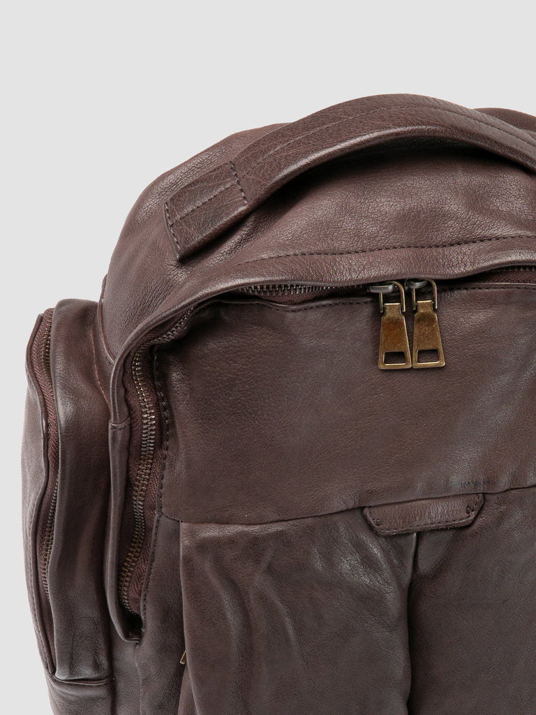 HELMET 047 - Brown Leather Backpack