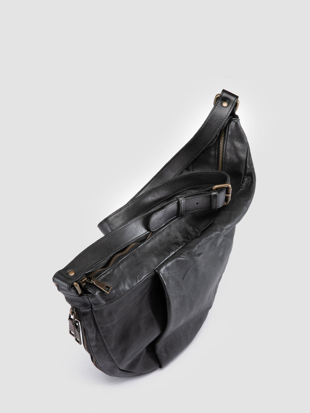 HELMET 50 - Black Leather Waist Belt