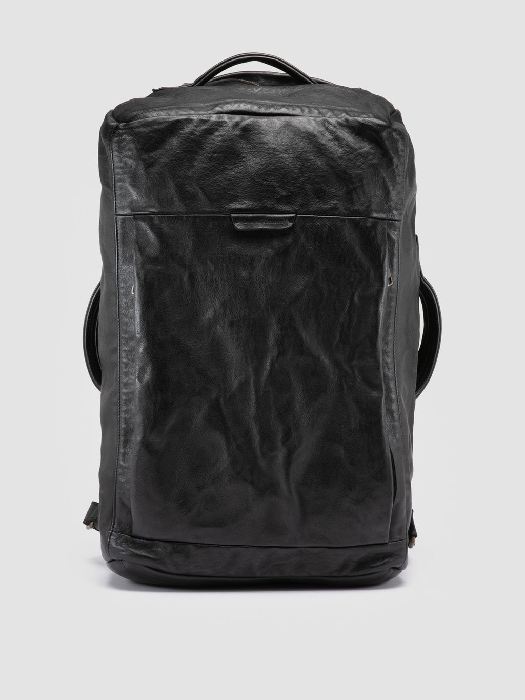 HELMET 052 - Black Leather Backpack Officine Creative - 1