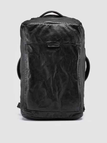 black leather backpack ebay HELMET 052