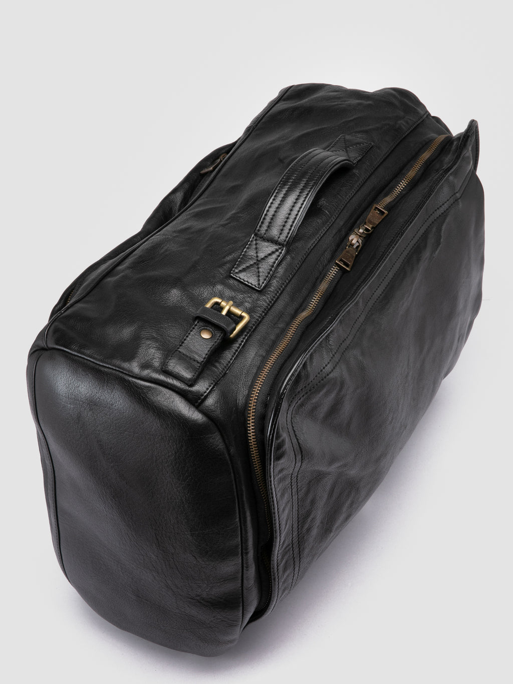 HELMET 052 - Black Leather Backpack Officine Creative - 2