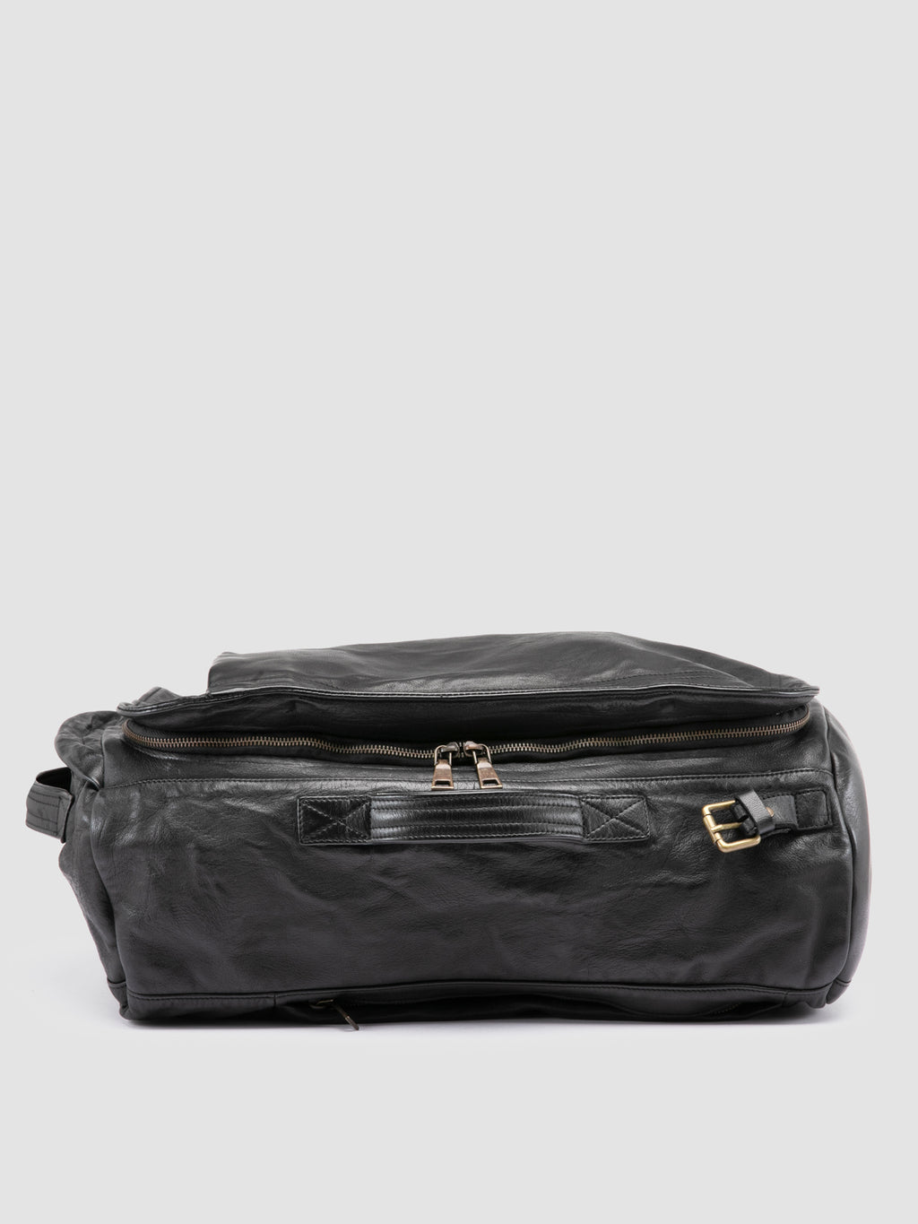 HELMET 052 - Black Leather Backpack Officine Creative - 6