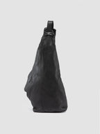 HELMET 30 - Schwarze Hüfttasche aus Leder