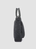HELMET 32 - Black Suede Tote Bag