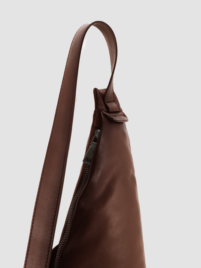 HELMET 35 - Brown Leather Backpack