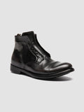 HIVE 005 - Black Leather Zipped Boots Men Officine Creative - 3