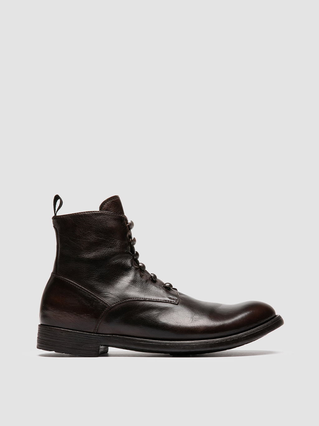 HIVE 051 - Brown Leather Zipped Boots Officine Creative - 1