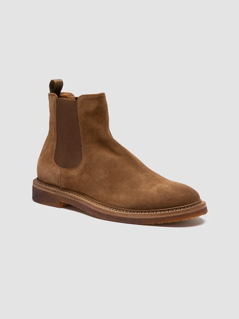 HOPKINS CREPE 121 - Brown Suede Chelsea Boots
