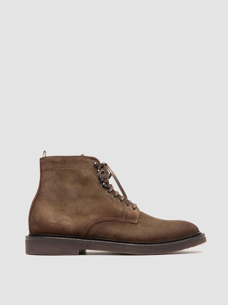 HOPKINS FLEXI 203 – Taupefarbene Schnürstiefel aus Wildleder