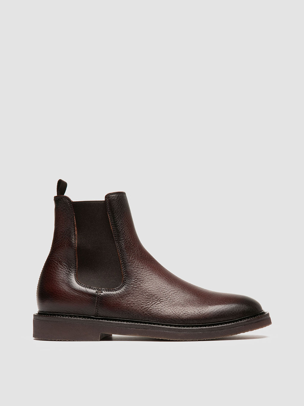 HOPKINS FLEXI 204 - Brown Leather Chelsea Boots - image 1,side view