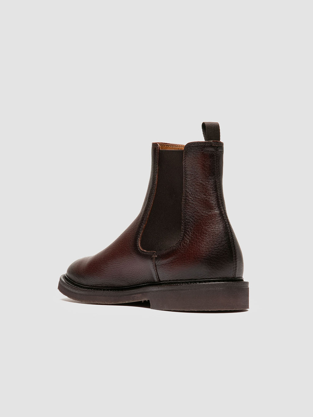 HOPKINS FLEXI 204 - Brown Leather Chelsea Boots - image 4,side view