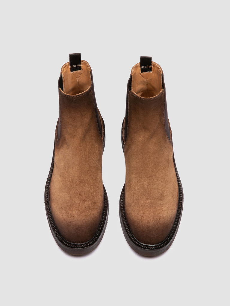 HOPKINS FLEXI 204 – Braune Wildlederstiefel zum Hineinschlüpfen