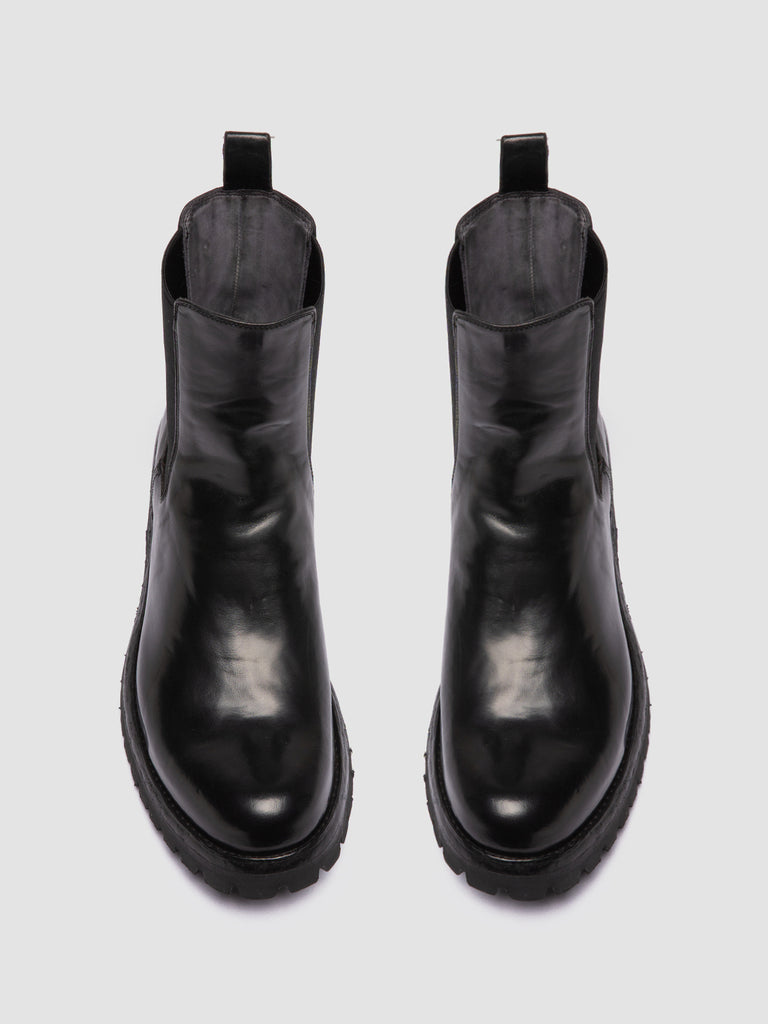 IKONIC 002 - Black Leather Chelsea Boots