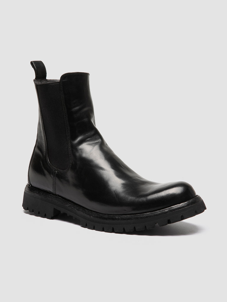 IKONIC 002 - Black Leather Chelsea Boots men Officine Creative - 3