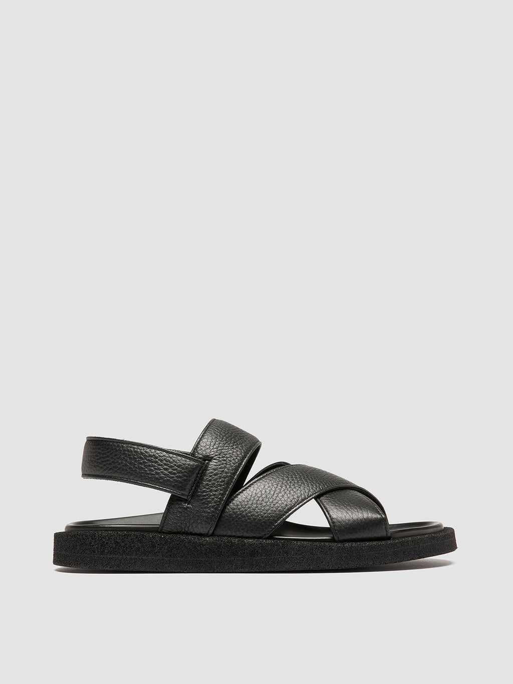 INNER 007 - schwarze Sandalen aus Leder