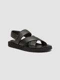 INNER 007 - schwarze Sandalen aus Leder