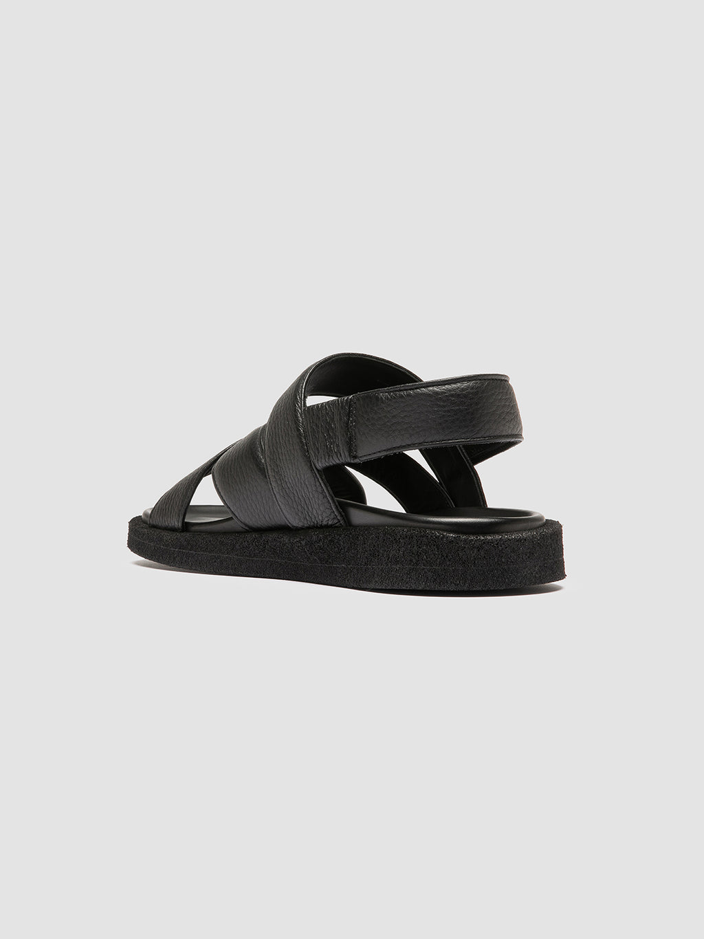 INNER 007 - schwarze Sandalen aus Leder