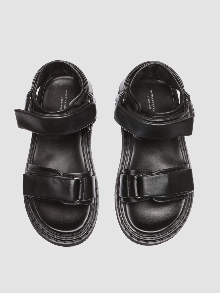 IOS 002 - Black Leather sandals