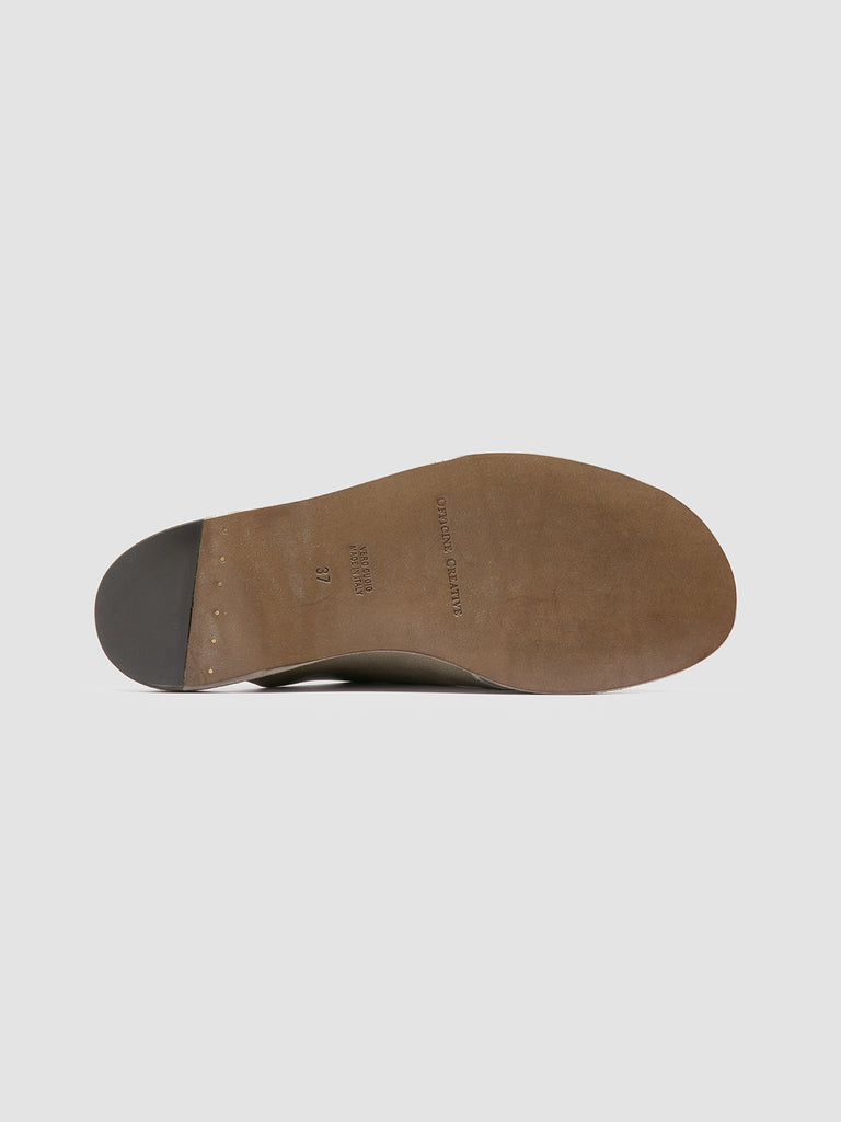 ITACA 049 - Green Leather Slide Sandals Women Officine Creative - 5