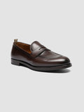 IVIES 001 - Brown Leather Penny Loafers Officine Creative - 3