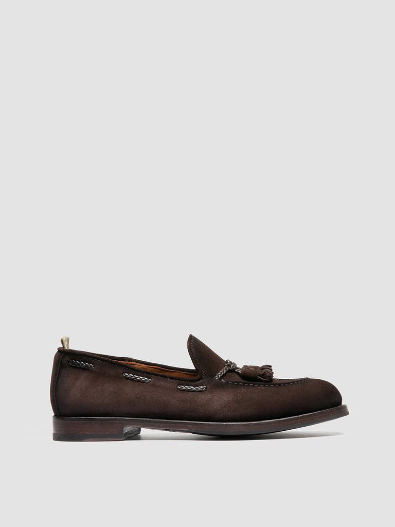 IVIES 002 - Brown Suede Tassel Loafers