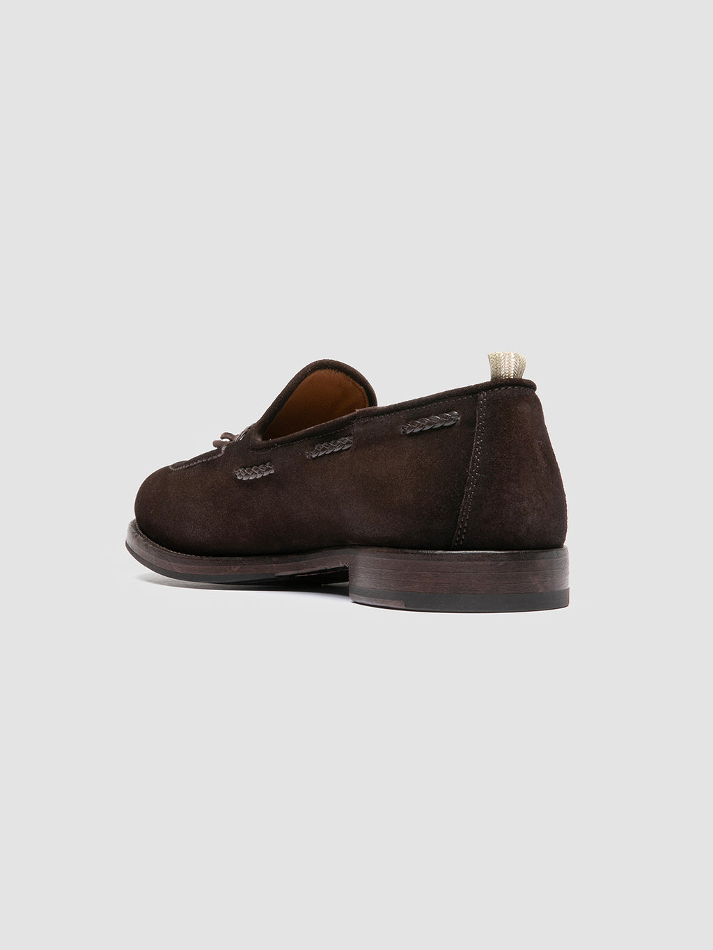 IVIES 002 - Brown Suede Tassel Loafers - image 4,side view