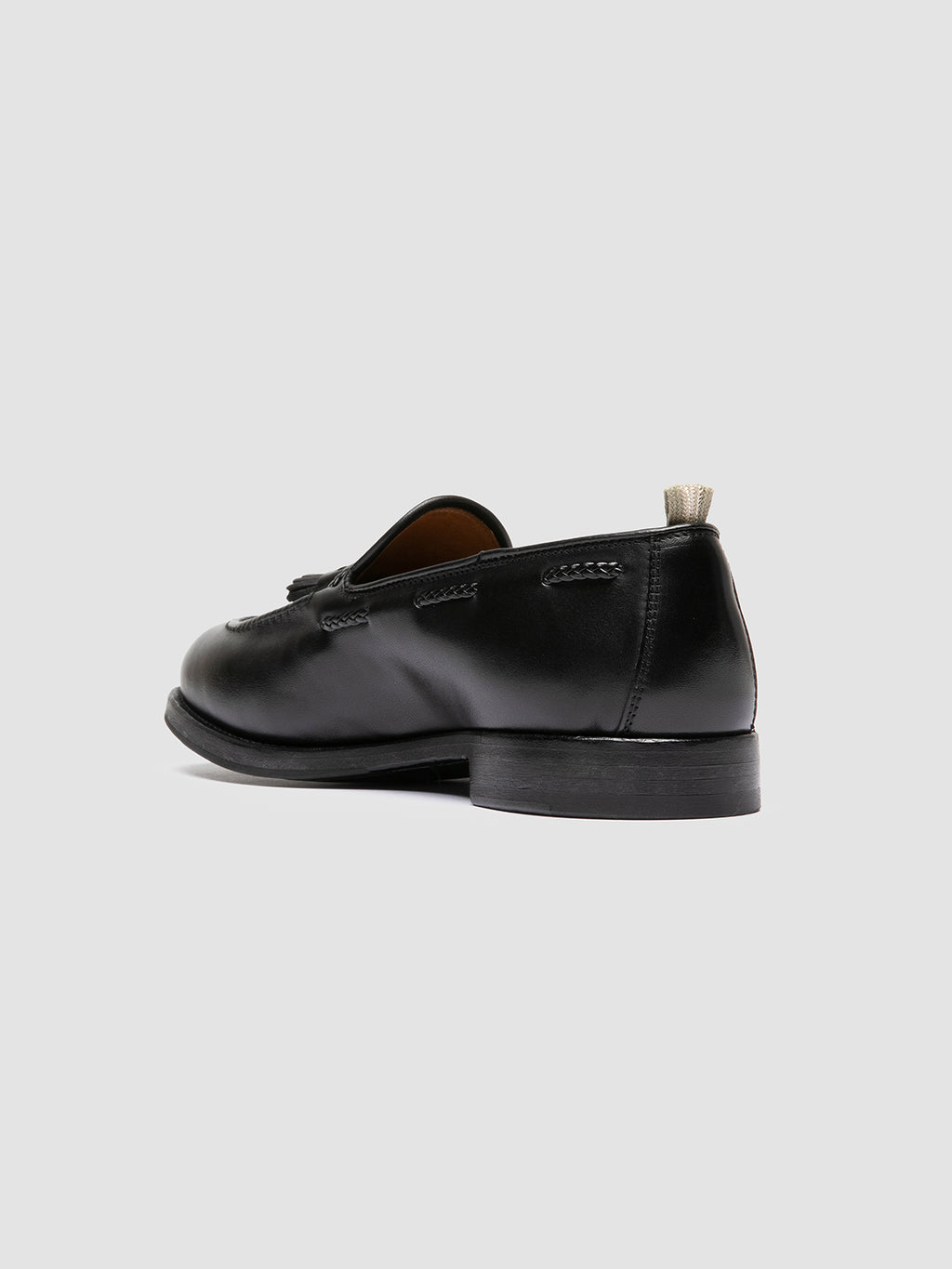 IVIES 002 - Black Leather Tassel Loafers Officine Creative - 4