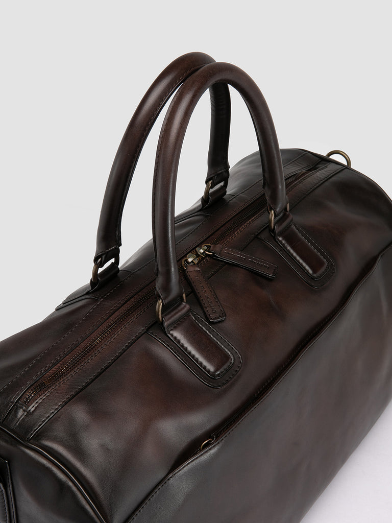 JEROME 001 - Brown Leather Travel Bag
