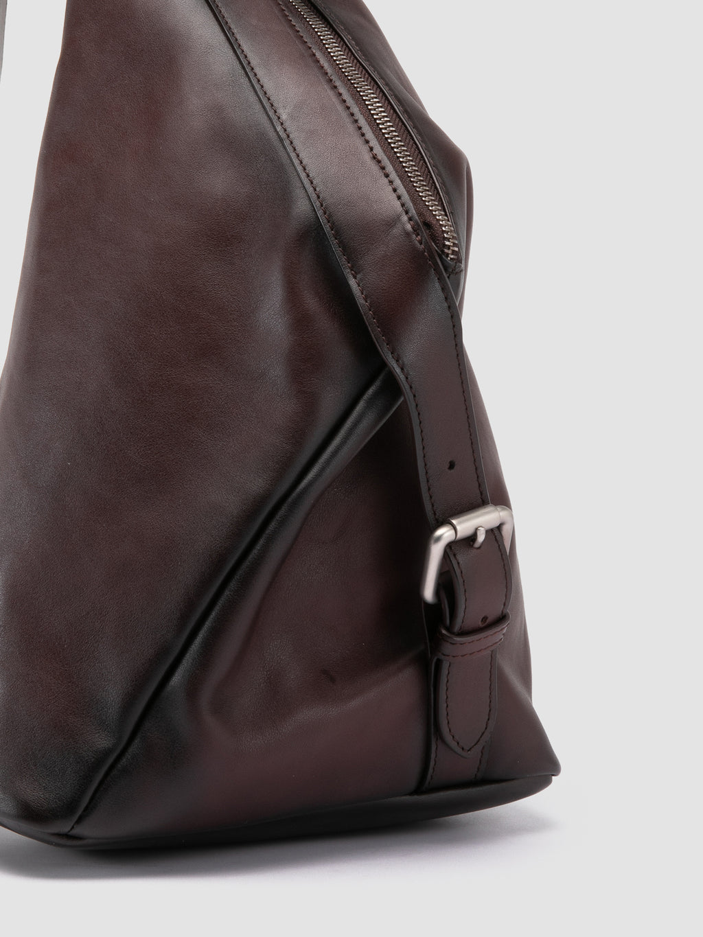 JULES 004 - Brown Leather Waist Pack - image 2